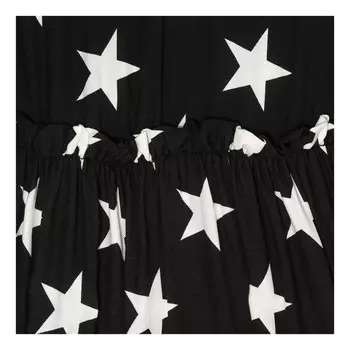 Черно-кремовое платье Balze Stelle Monnalisa, черный