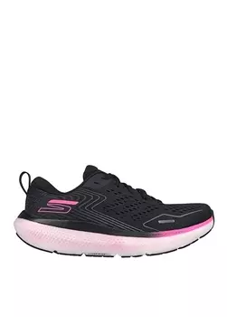 Черно-розовые женские кроссовки Skechers