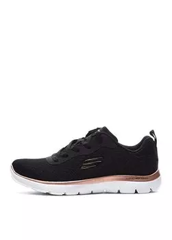 Черно-розовые женские повседневные кроссовки 88888316TK BKRG SUMMITS Skechers, черный/розовый