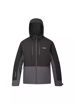 Черно-серая мужская куртка стандартного кроя с капюшоном RMP344 Highton Str III Regatta, черный/серый