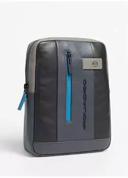 Черно-серая мужская сумка-мессенджер CA1816UB00 Piquadro, черный/серый