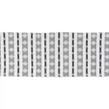 Черно-серая прямоугольная дорожка для стола Colby Southwest размером 15 x 72 дюйма