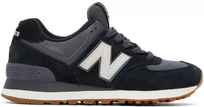 Черно-серые кроссовки 574 New Balance