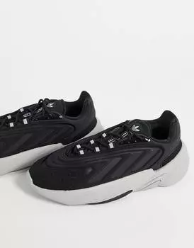 Черно-серые кроссовки adidas Originals Ozelia