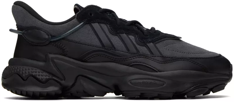 Черно-серые кроссовки adidas Originals Ozweego TR