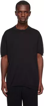 Черно-зеленая двухцветная футболка UMA WANG