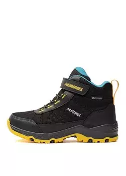 Черно-желтые ботинки для мальчика 900376-2594 HML LUAN JR. Hummel, черный