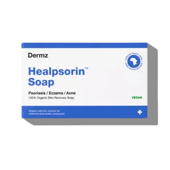 Черное африканское мыло healpsorin soap Dermz, вес 100 гр.