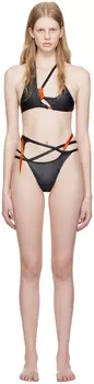 Черное бикини с бретелями Ottolinger
