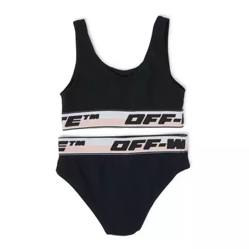 Черное бикини с логотипом Off-White, черный