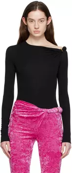 Черное боди 'La Greca' Versace