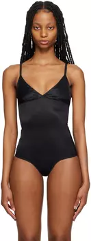 Черное боди Barely There из оникса SKIMS