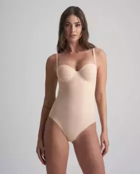 Черное боди Bye Bra, бежевый