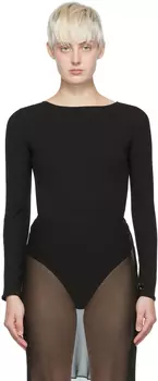 Черное боди Nao Takekoshi Edition 'The Back-Cut-Out' Wolford