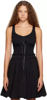 Черное боди с бантом Simone Rocha