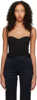 Черное боди с сердечком Esse Studios