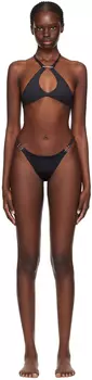 Черное брюшное бикини Heliot Emil