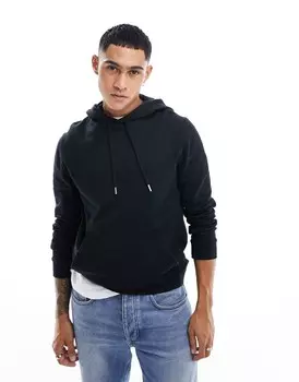 Черное худи ASOS DESIGN