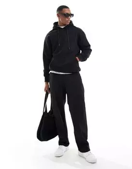 Черное худи Pull&Bear