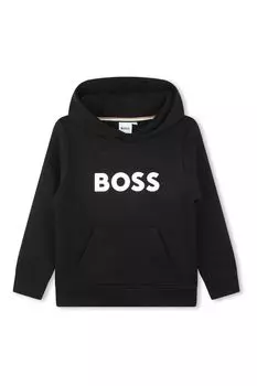 Черное худи с логотипом BOSS, черный