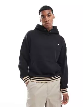 Черное худи с окантовкой ellesse Hazzo