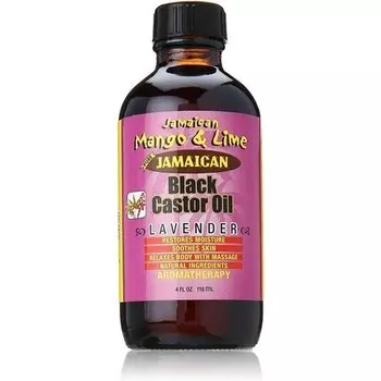 Черное касторовое масло Лаванда 4 унции Jamaican Mango & Lime