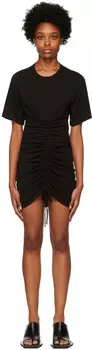 Черное мини-платье Abito MSGM