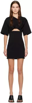 Черное мини-платье Le Chouchou 'La robe t-shirt Bahia' Jacquemus