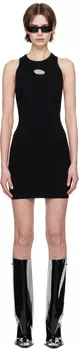 Черное мини-платье M-Caddix Diesel