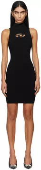 Черное мини-платье M-Onervax Diesel