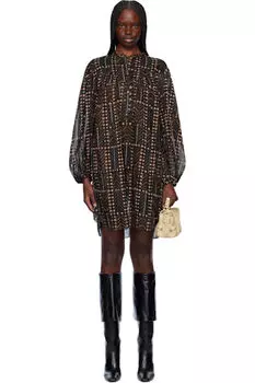 Черное мини-платье Melinda Isabel Marant Etoile