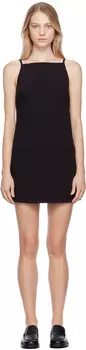 Черное мини-платье «Ритм» Staud