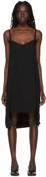Черное мини-платье с майкой MM6 Maison Margiela