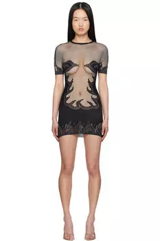 Черное мини-платье в стиле пин-ап Poster Girl