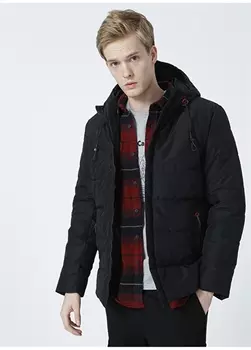 Черное мужское пальто Aeropostale