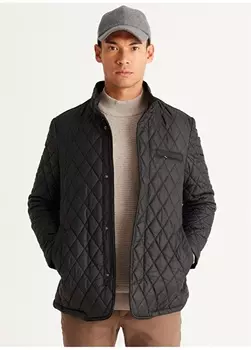 Черное мужское пальто Altnyldz Classic