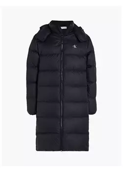 Черное мужское пальто Calvin Klein Jeans