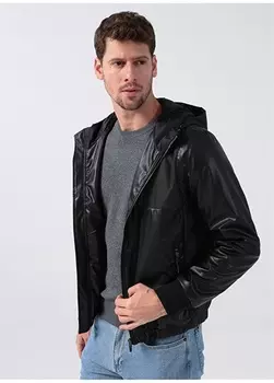 Черное мужское пальто Fabrika