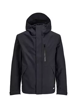 Черное мужское пальто Jack & Jones