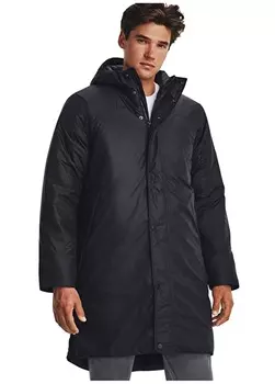 Черное мужское пальто Under Armour
