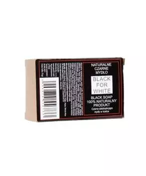 Черное мыло детоксикационное 75 г BLACK FOR WHITE