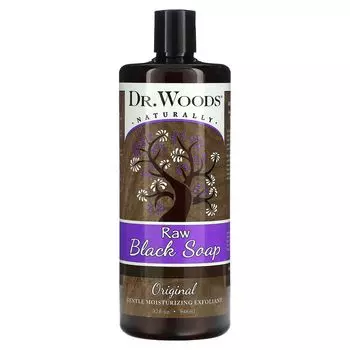 Черное мыло, оригинальное, 32 жидких унции (946 мг) Dr. Woods