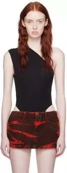 Черное нефритовое боди Miaou