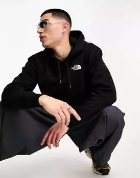 Черное оверсайз-худи The North Face Essential