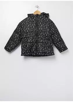 Черное пальто для мальчика PR-101 Funky Rocks, черный