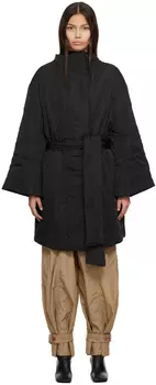 Черное пальто Эвианна by Malene Birger