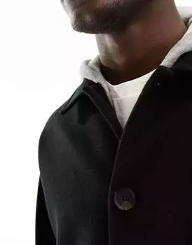 Черное пальто New Look