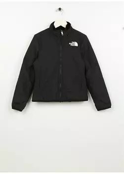 Черное пальто с длинными рукавами на молнии для девочек NF0A82YCJK31 G REVERSIBLE MOSSBUD J The North Face, черный