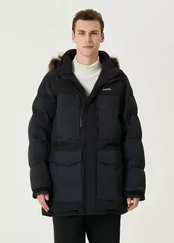 Черное пальто с капюшоном marquam peak fusion Columbia