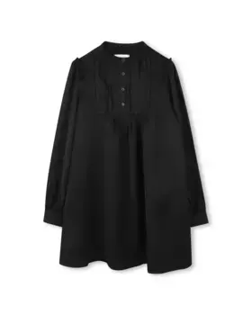 Черное платье для девочки с длинными рукавами Zadig & Voltaire